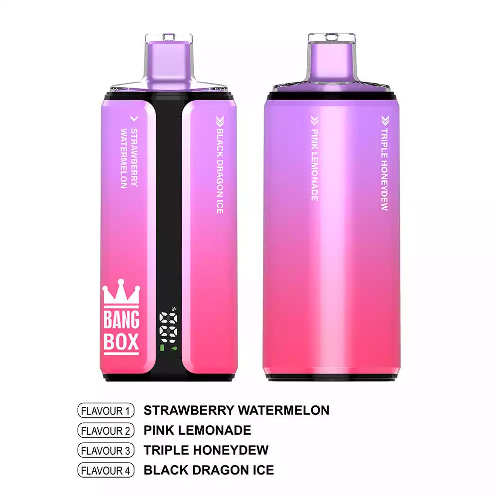 BANG BOX 160000 Puffs Disposable Vapes 160K Wholesale Bulk Buy 4 tastes Smart Digital Screen