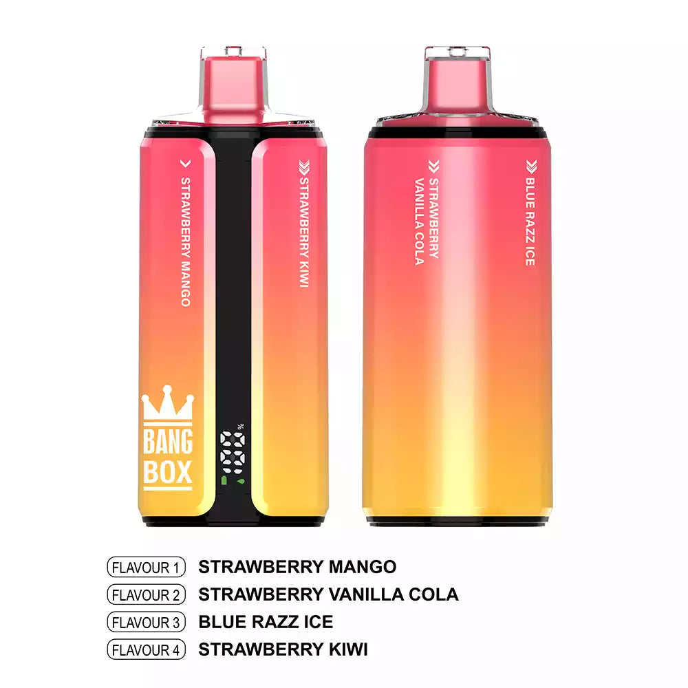 BANG BOX 160000 Puffs Disposable Vapes 160K Wholesale Bulk Buy 4 tastes Smart Digital Screen