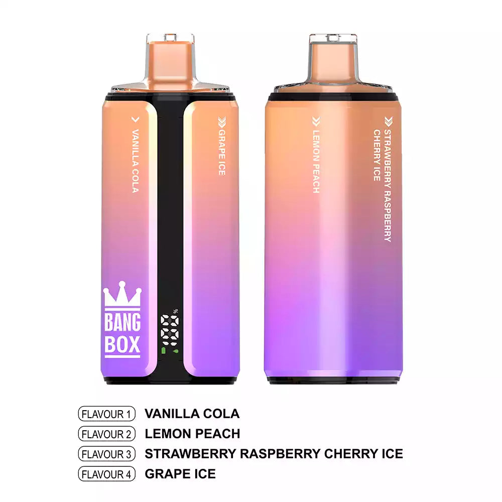 BANG BOX 160000 Puffs Disposable Vapes 160K Wholesale Bulk Buy 4 tastes Smart Digital Screen