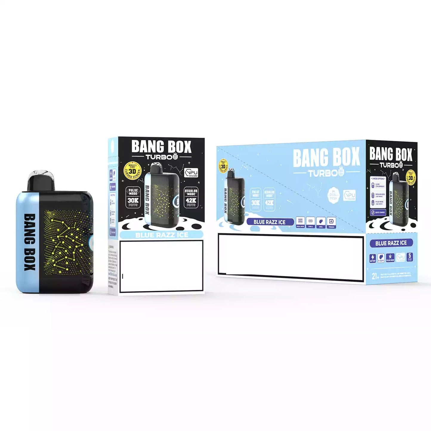BANG BOX TURBO 42000 Puffs 3D Curved Display Bulk Buy Rechargeable Disposable Vapes Wholesale