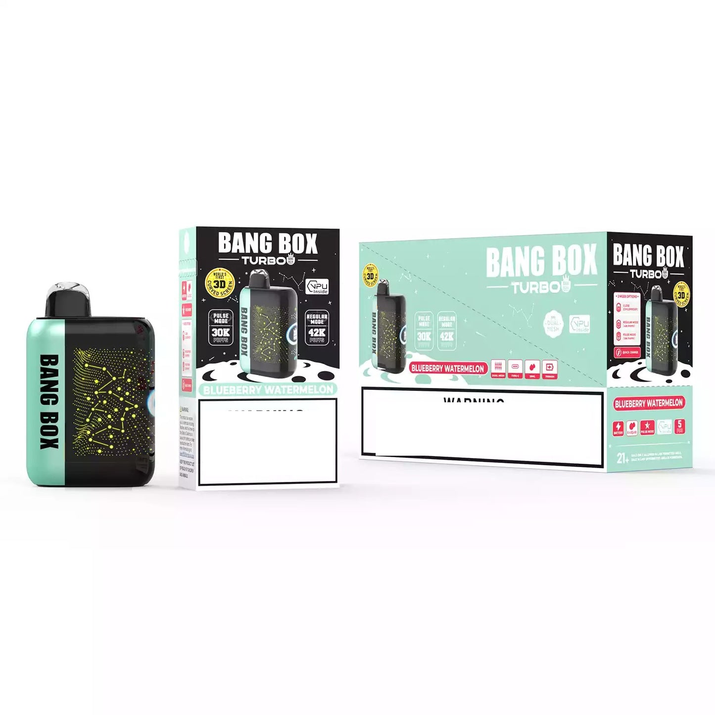 BANG BOX TURBO 42000 Puffs 3D Curved Display Bulk Buy Rechargeable Disposable Vapes Wholesale