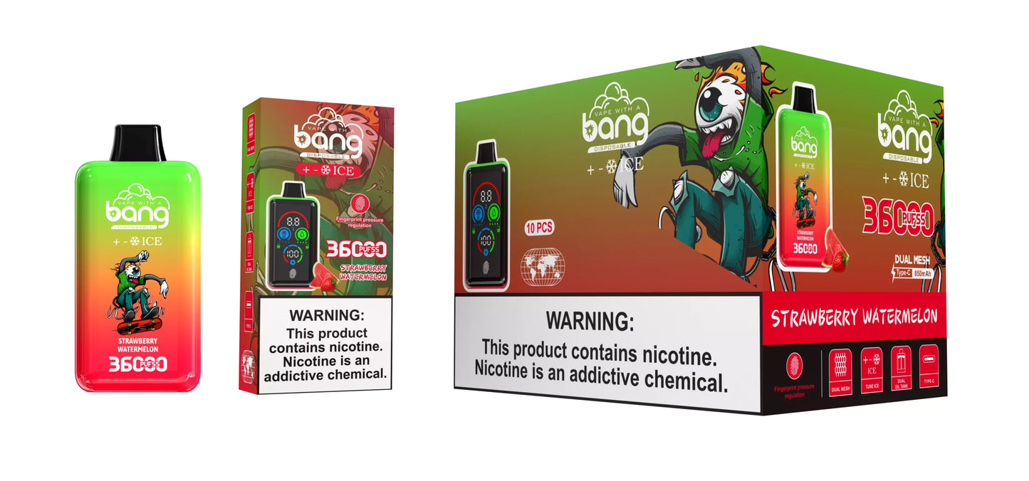 BANG DSK026 36000 Puffs Ice Blended Bulk Buy Rechargeable Disposable Vapes Wholesale