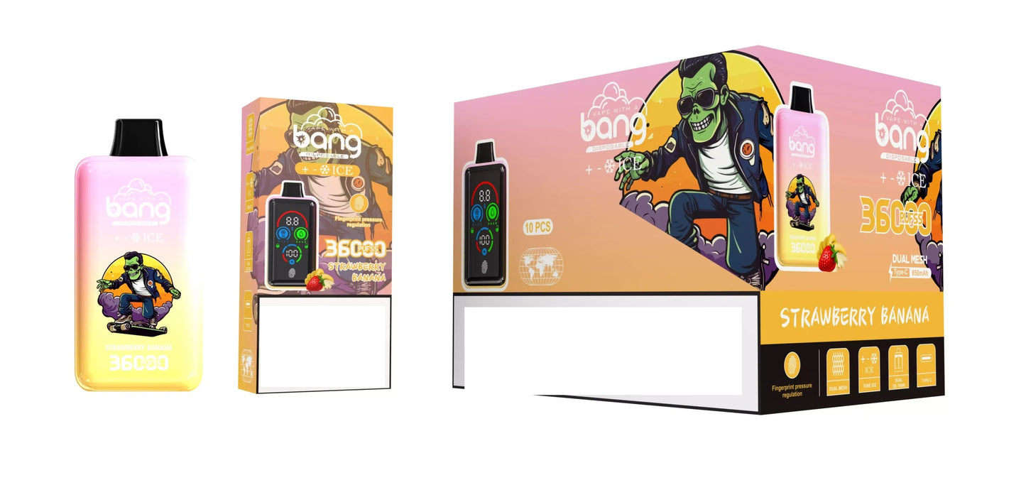 BANG DSK026 36000 Puffs Ice Blended Bulk Buy Rechargeable Disposable Vapes Wholesale