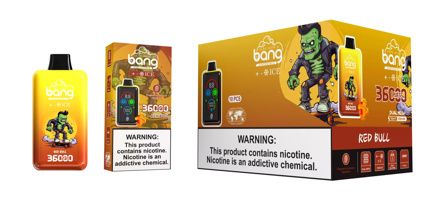BANG DSK026 36000 Puffs Ice Blended Bulk Buy Rechargeable Disposable Vapes Wholesale