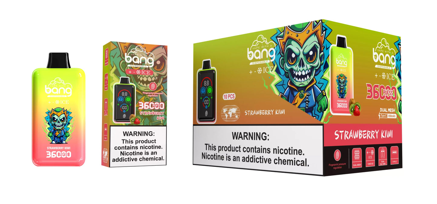 BANG DSK026 36000 Puffs Ice Blended Bulk Buy Rechargeable Disposable Vapes Wholesale