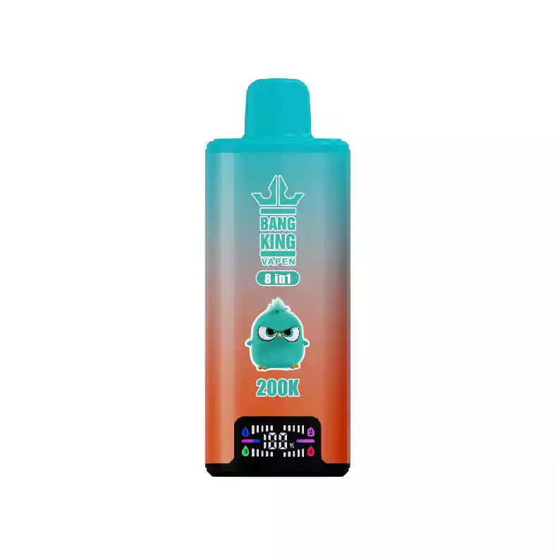 BANG KING DSK073 200K 8 IN 1 Tastes Disposable Vapes Wholesale Bulk Buy High Capacity 200000 Puffs Rechargeable