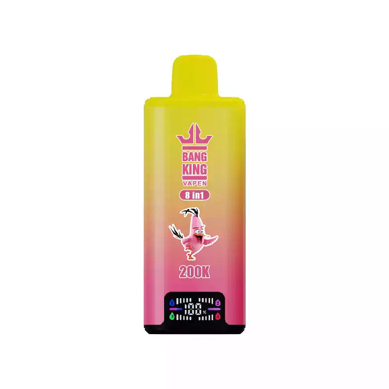 BANG KING DSK073 200K 8 IN 1 Tastes Disposable Vapes Wholesale Bulk Buy High Capacity 200000 Puffs Rechargeable