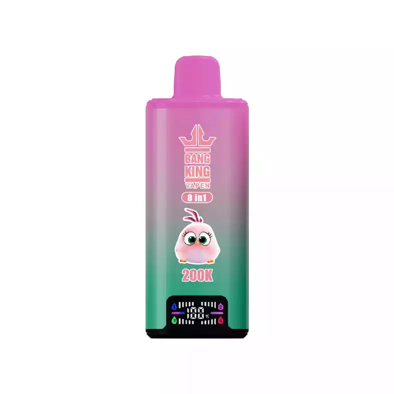 BANG KING DSK073 200K 8 IN 1 Tastes Disposable Vapes Wholesale Bulk Buy High Capacity 200000 Puffs Rechargeable