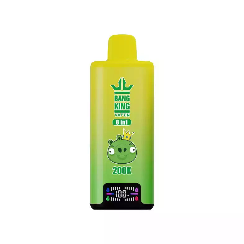 BANG KING DSK073 200K 8 IN 1 Tastes Disposable Vapes Wholesale Bulk Buy High Capacity 200000 Puffs Rechargeable