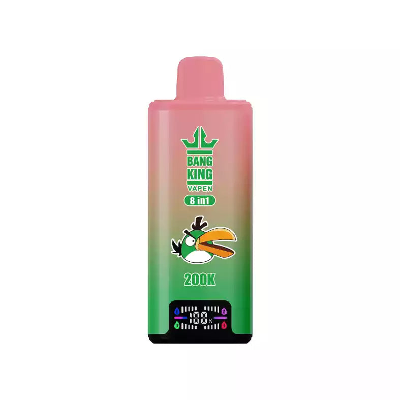 BANG KING DSK073 200K 8 IN 1 Tastes Disposable Vapes Wholesale Bulk Buy High Capacity 200000 Puffs Rechargeable