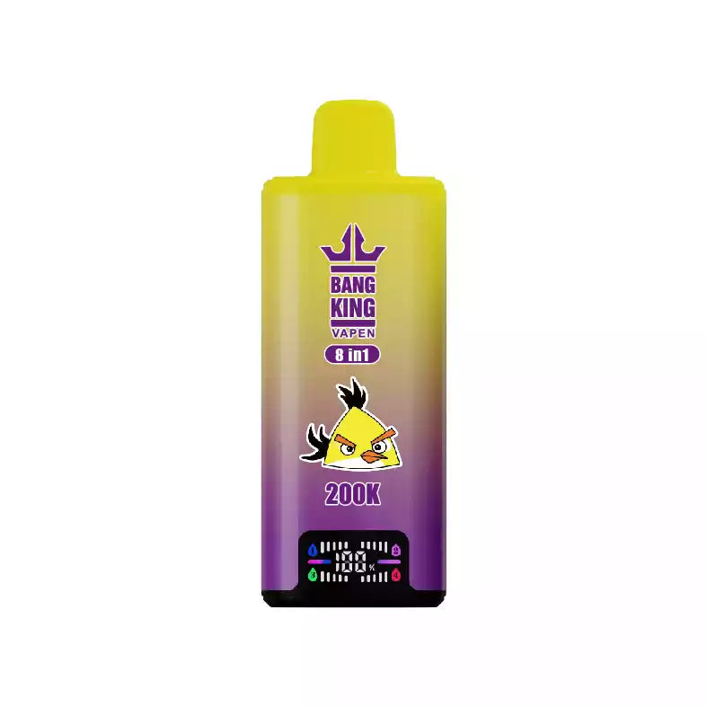 BANG KING DSK073 200K 8 IN 1 Tastes Disposable Vapes Wholesale Bulk Buy High Capacity 200000 Puffs Rechargeable