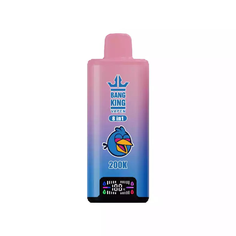 BANG KING DSK073 200K 8 IN 1 Tastes Disposable Vapes Wholesale Bulk Buy High Capacity 200000 Puffs Rechargeable