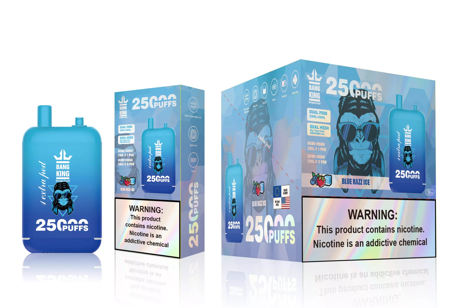 BANG KING 25000 Puffs Bulk Buy Rechargeable Disposable Vapes Wholesale