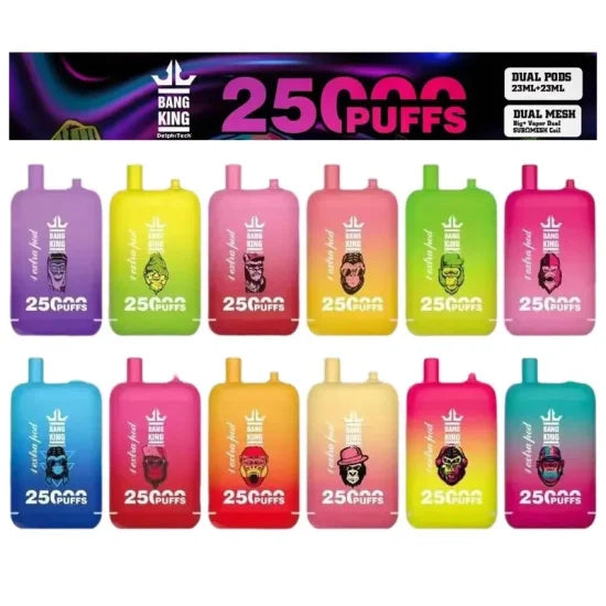 BANG KING 25000 Puffs Bulk Buy Rechargeable Disposable Vapes Wholesale