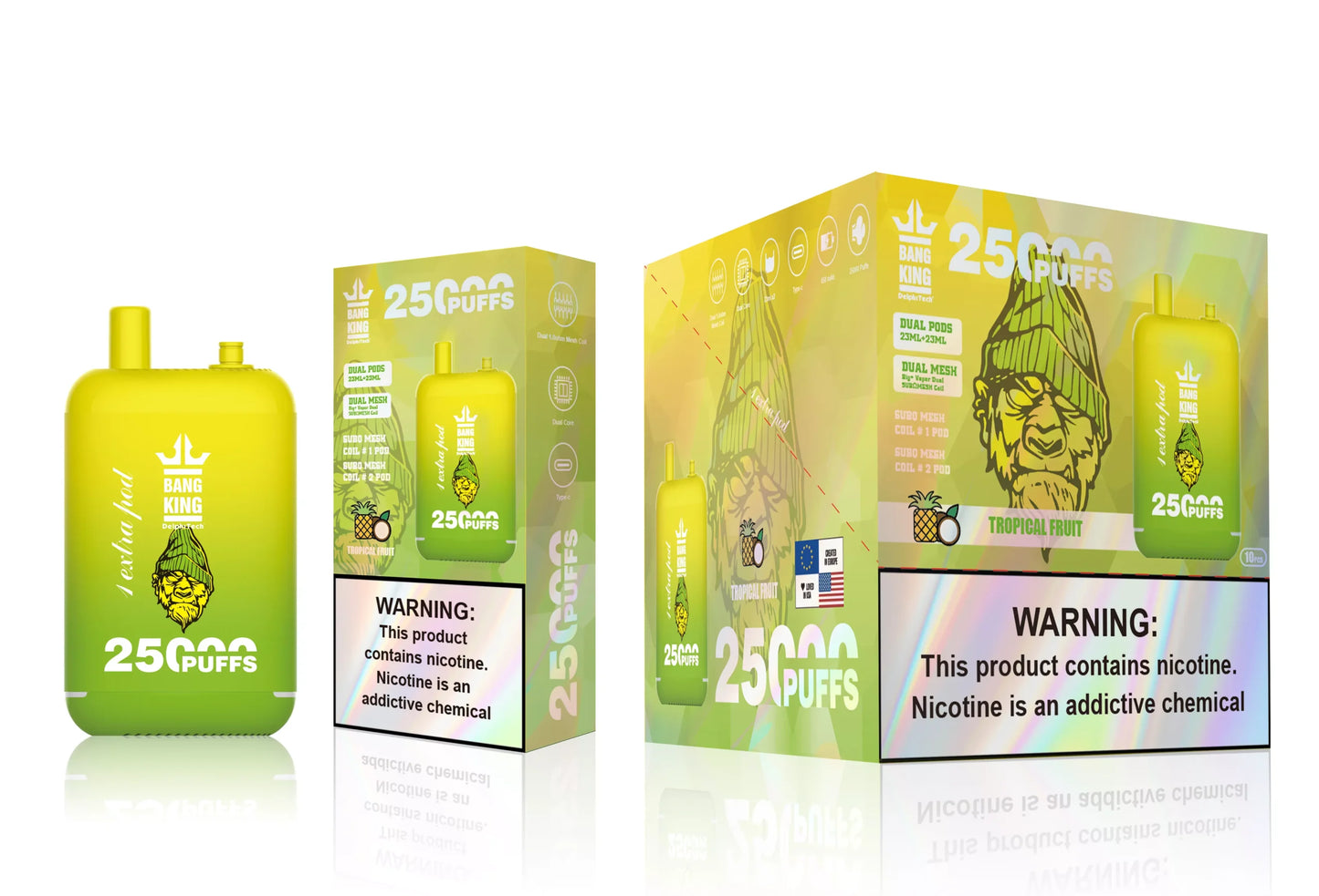 BANG KING 25000 Puffs Bulk Buy Rechargeable Disposable Vapes Wholesale