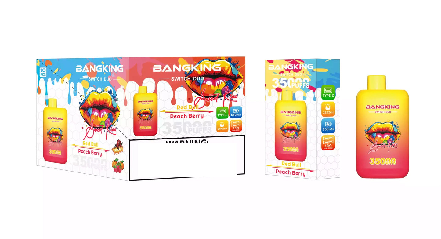 BANG KING 35000 Puffs DSK045 Dual Tastes Switch Bulk Buy Rechargeable Disposable Vapes Wholesale