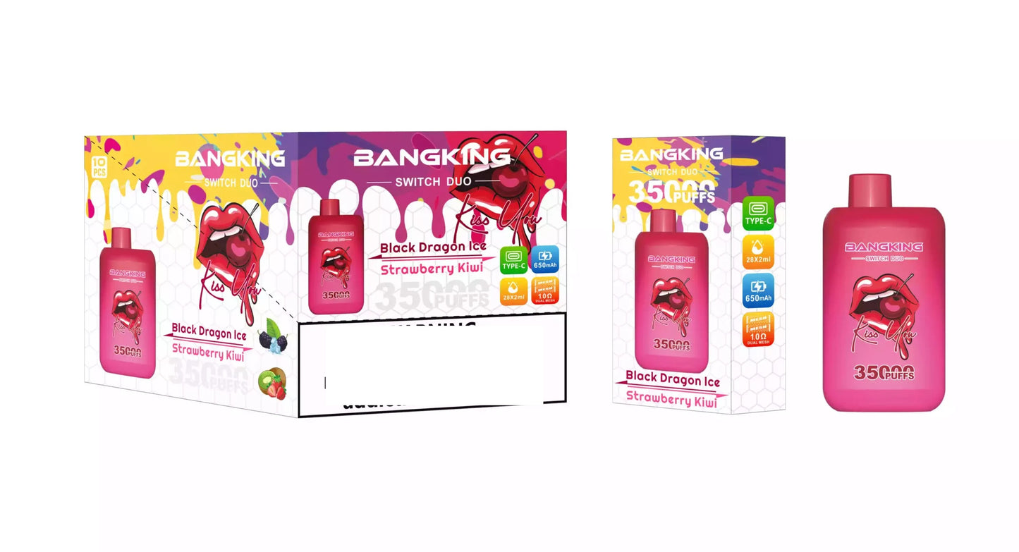 BANG KING 35000 Puffs DSK045 Dual Tastes Switch Bulk Buy Rechargeable Disposable Vapes Wholesale