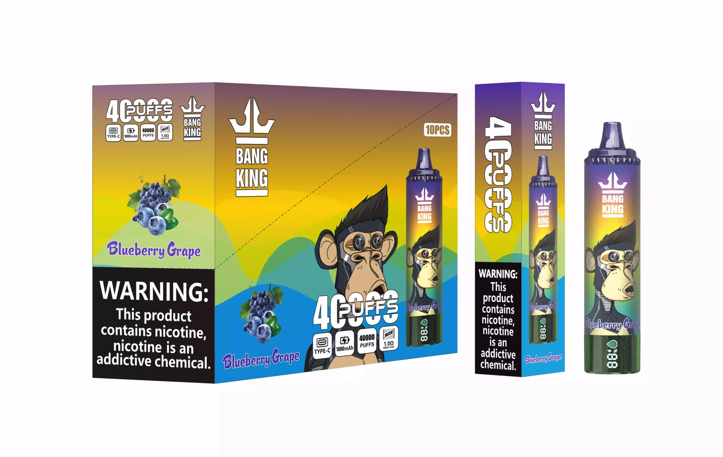 BANG KING 40000 Puffs DSK059 Bulk Buy Rechargeable Disposable Vapes Wholesale