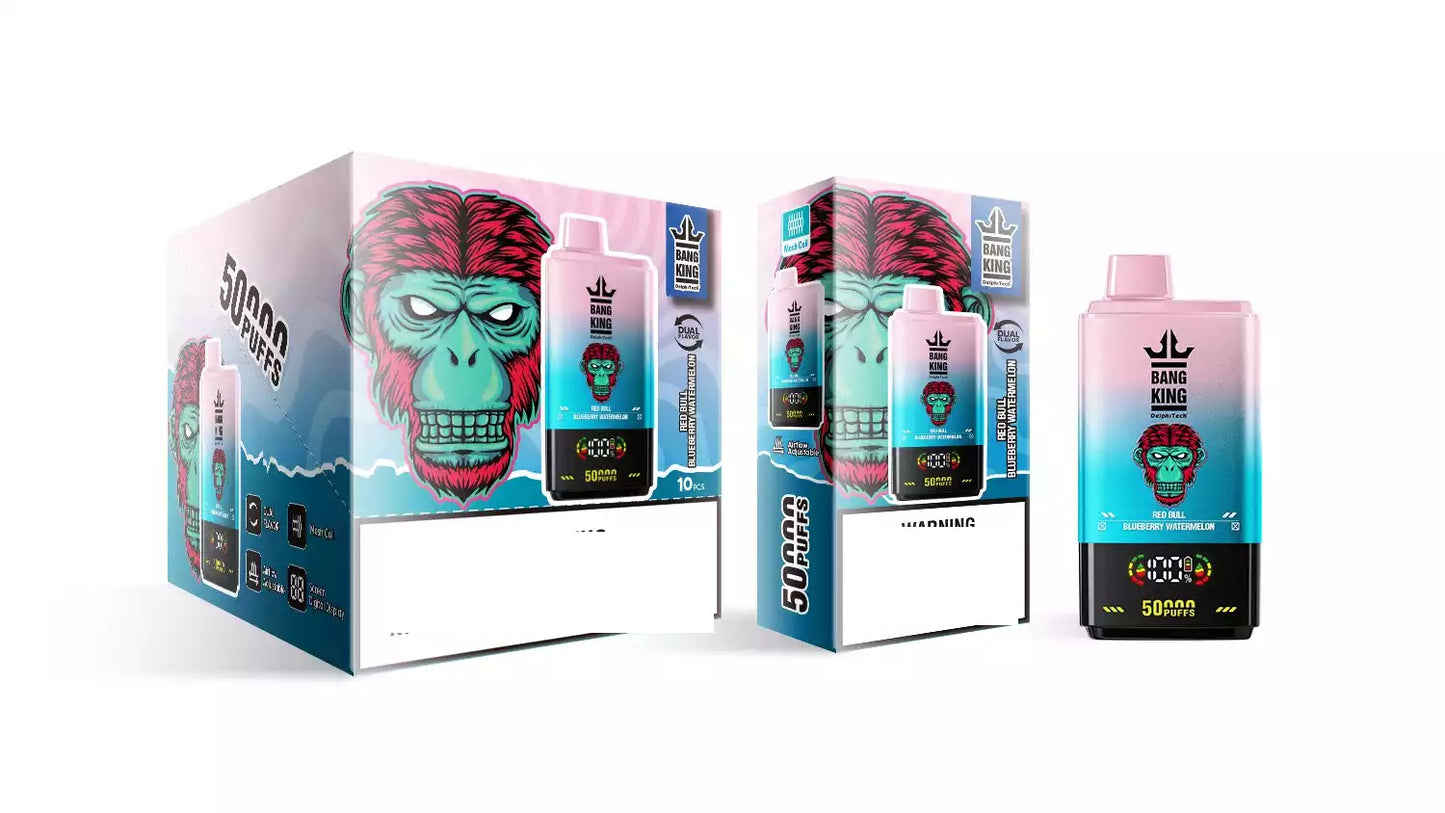 BANG KING 50000 Puffs DSK042 Dual Tastes Bulk Buy Rechargeable 50K Disposable Vapes Wholesale
