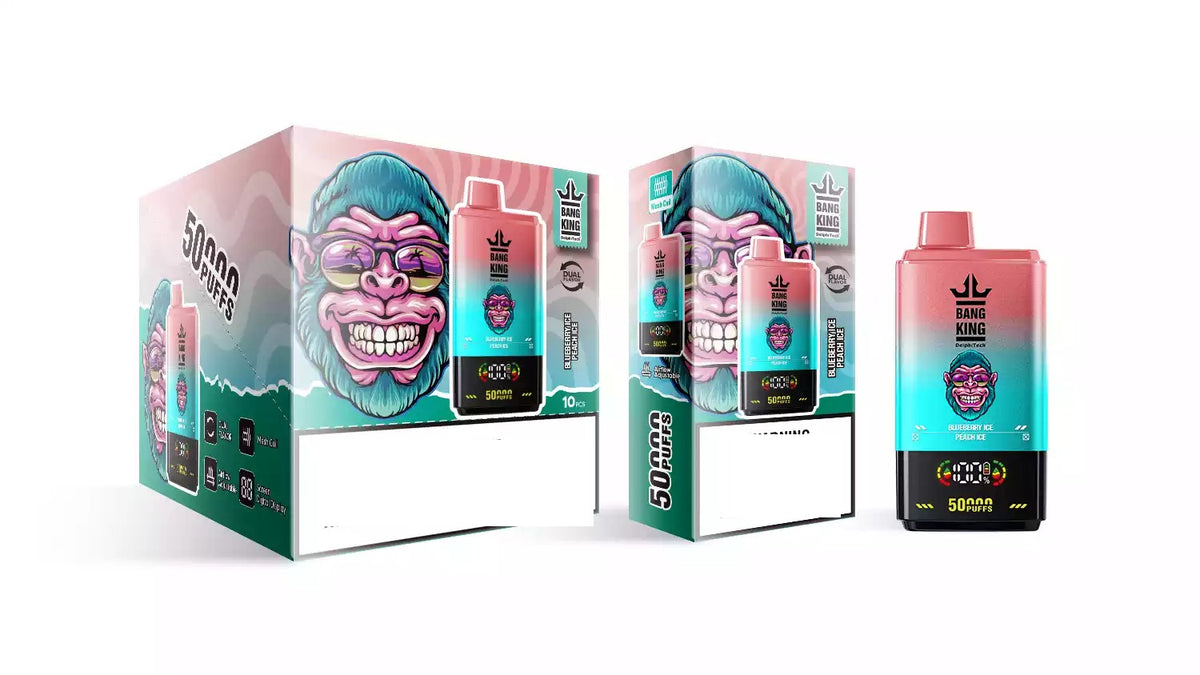 BANG KING 50000 Puffs DSK042 Dual Tastes Bulk Buy Rechargeable 50K Disposable Vapes Wholesale