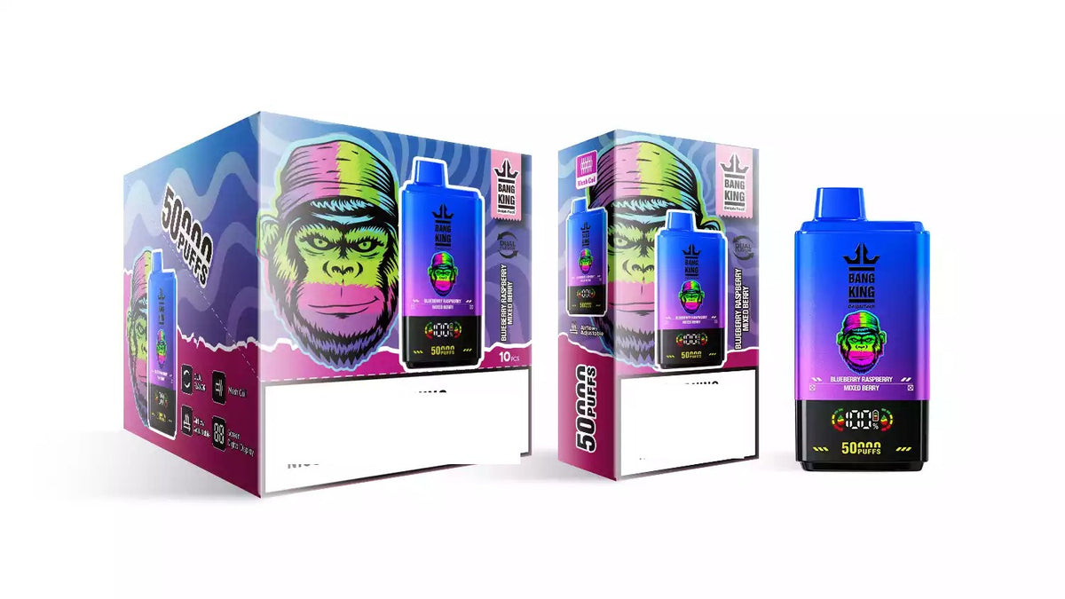 BANG KING 50000 Puffs DSK042 Dual Tastes Bulk Buy Rechargeable 50K Disposable Vapes Wholesale