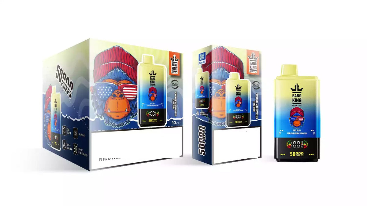 BANG KING 50000 Puffs DSK042 Dual Tastes Bulk Buy Rechargeable 50K Disposable Vapes Wholesale