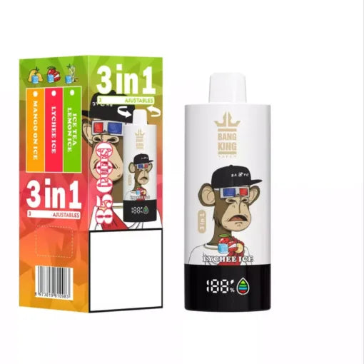BANG KING 85000 85K Puffs DSK052 3-in-1 Tastes Bulk Buy Rechargeable Disposable Vapes Wholesale