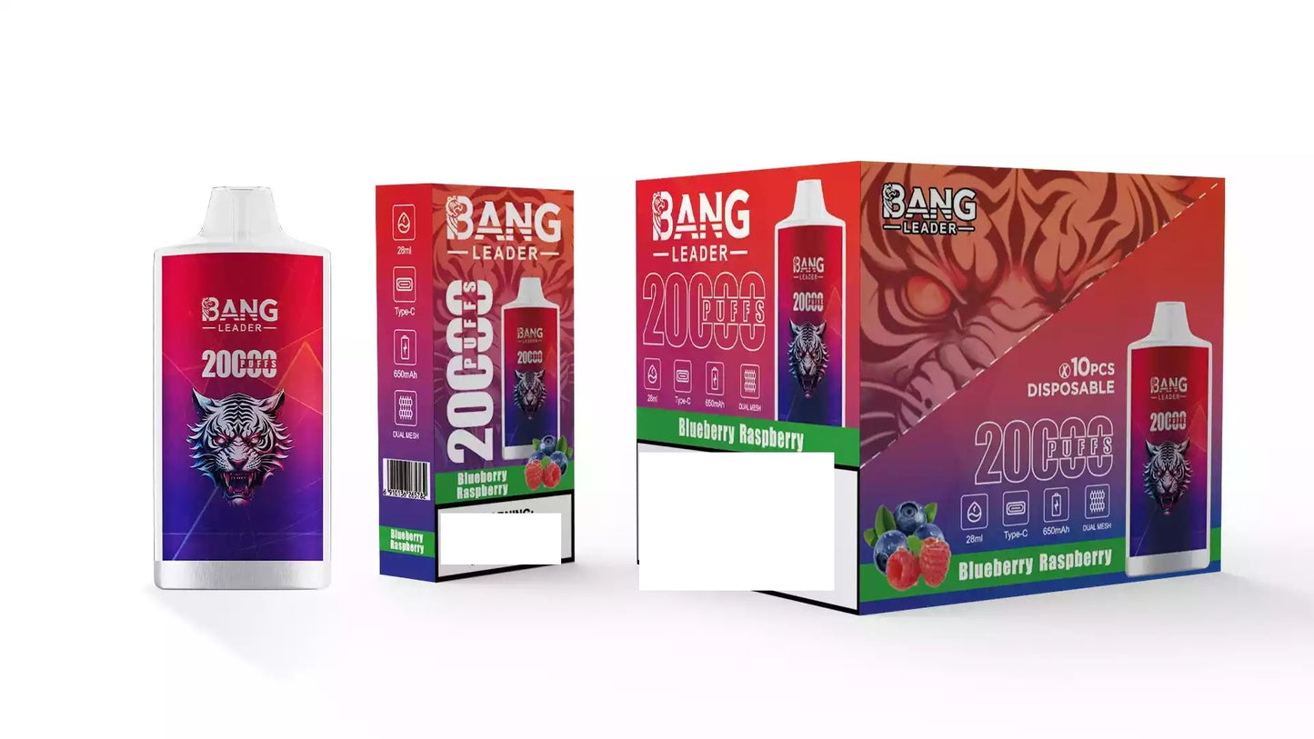 BANG LEADER 20000 Puffs Bulk Buy Rechargeable Disposable Vapes Wholesale
