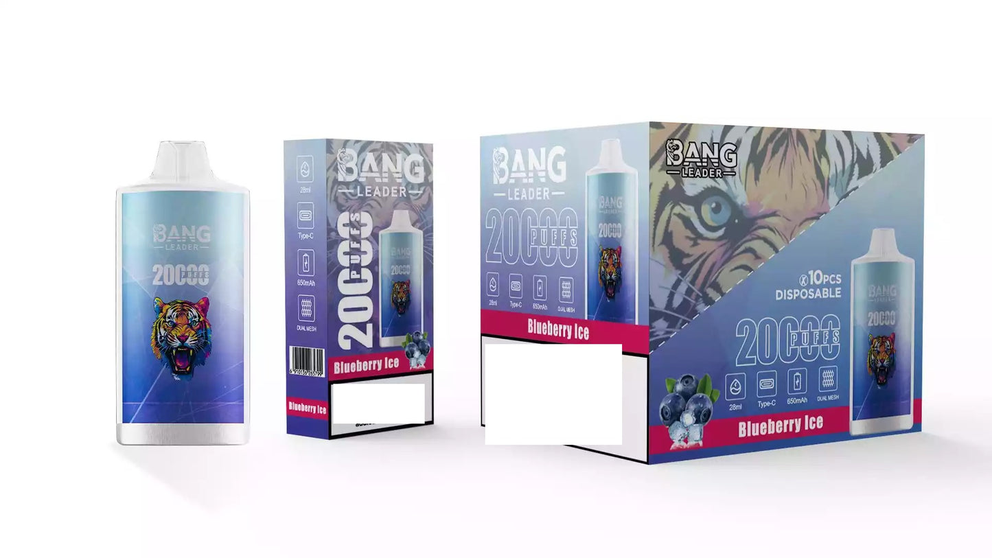 BANG LEADER 20000 Puffs Bulk Buy Rechargeable Disposable Vapes Wholesale