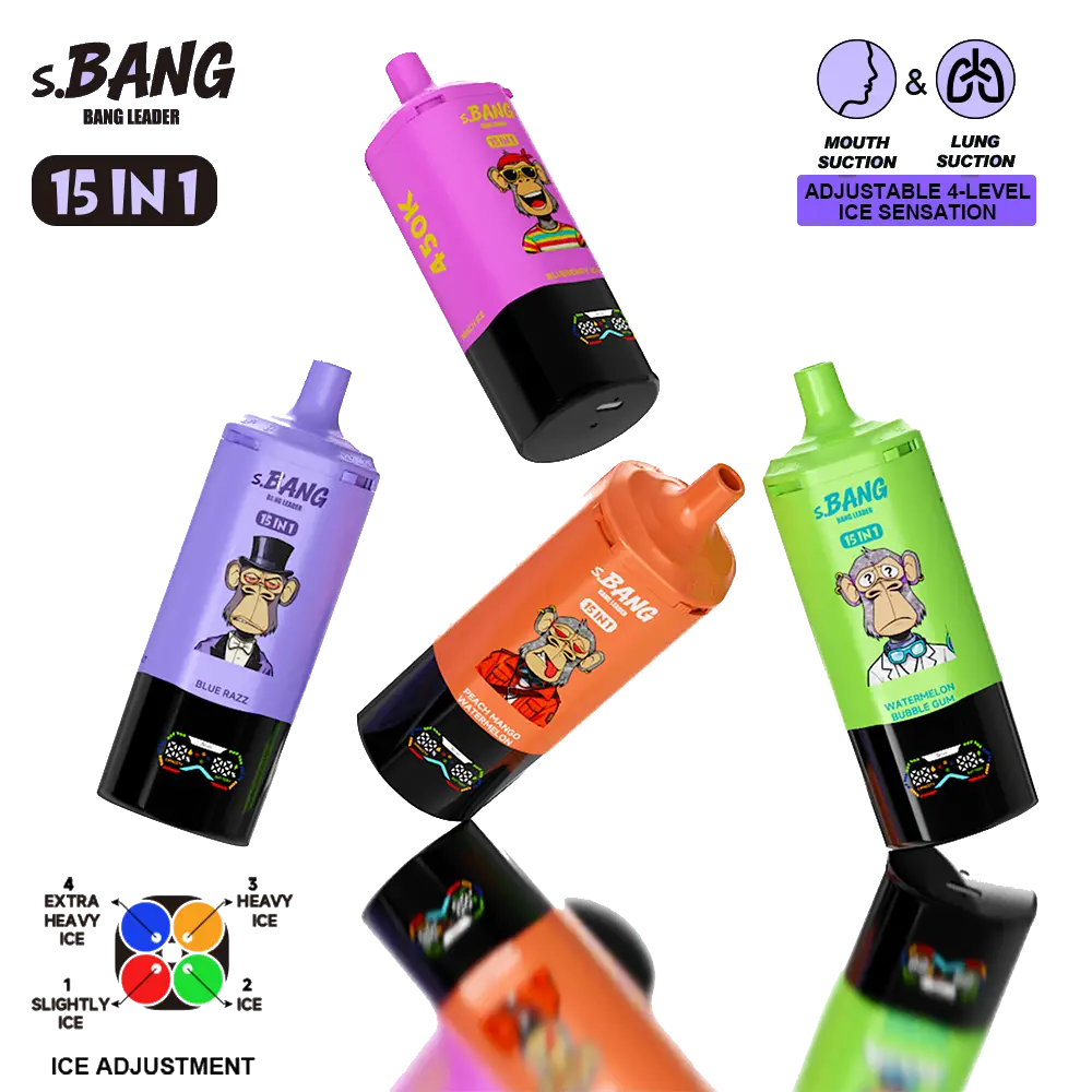 BANG LEADER 450000 Puffs 15 in 1 Taste 450K Disposable Vapes MTL DTL Dual Mode Wholesale Bulk Buy
