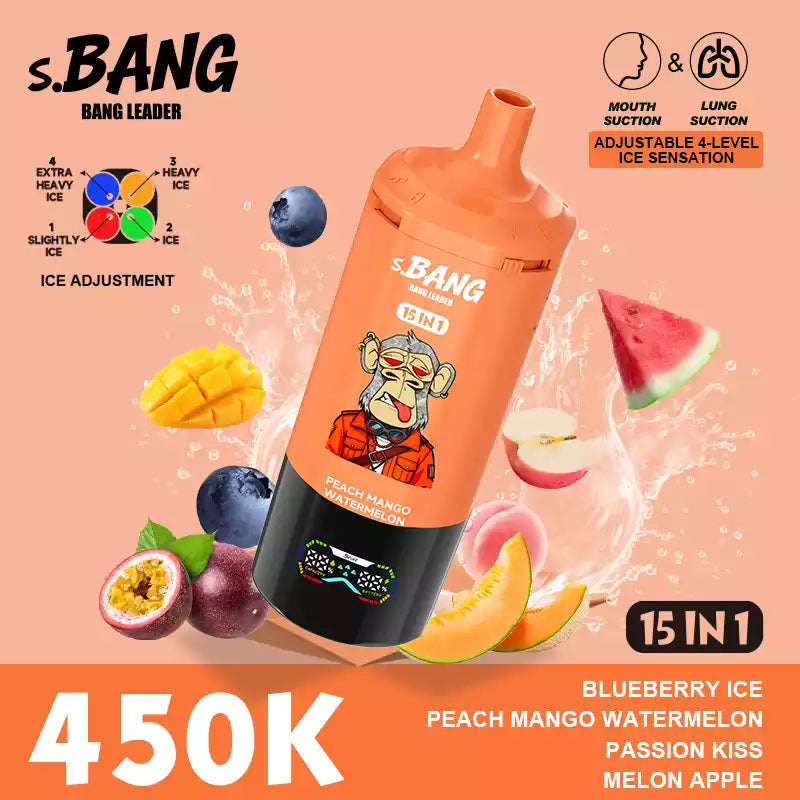 BANG LEADER 450000 Puffs 15 in 1 Taste 450K Disposable Vapes MTL DTL Dual Mode Wholesale Bulk Buy