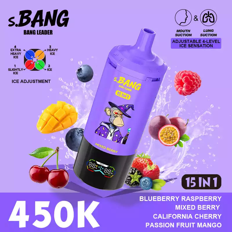 BANG LEADER 450000 Puffs 15 in 1 Taste 450K Disposable Vapes MTL DTL Dual Mode Wholesale Bulk Buy