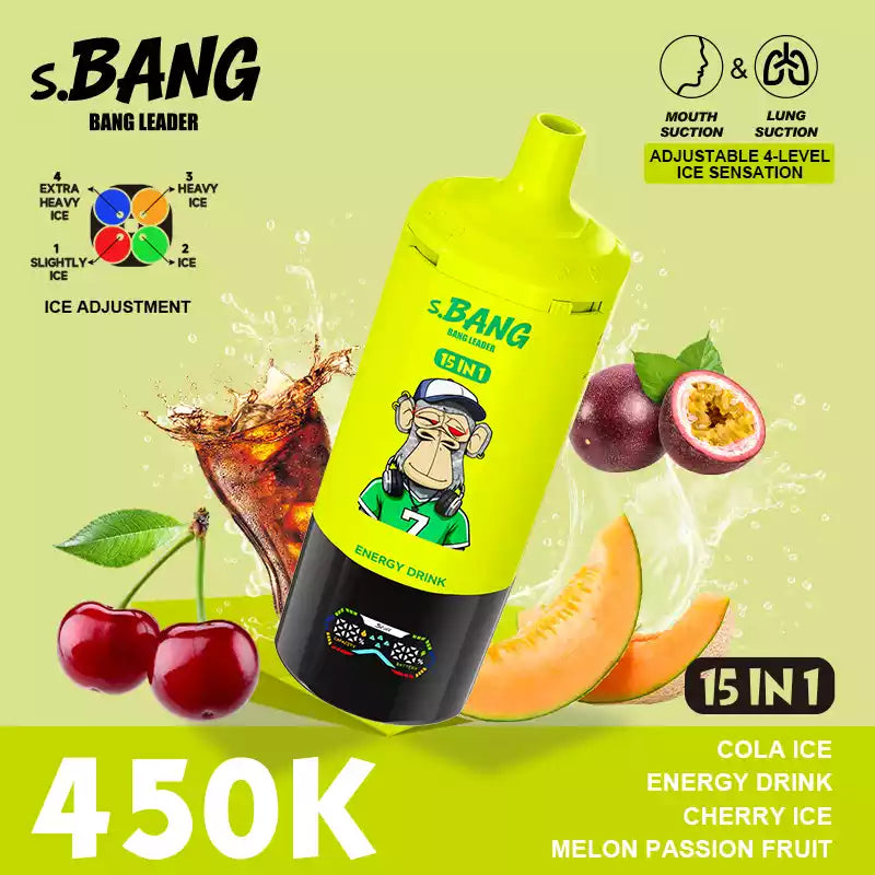 BANG LEADER 450000 Puffs 15 in 1 Taste 450K Disposable Vapes MTL DTL Dual Mode Wholesale Bulk Buy