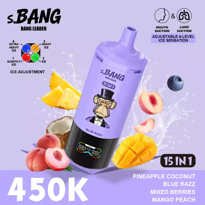 BANG LEADER 450000 Puffs 15 in 1 Taste 450K Disposable Vapes MTL DTL Dual Mode Wholesale Bulk Buy