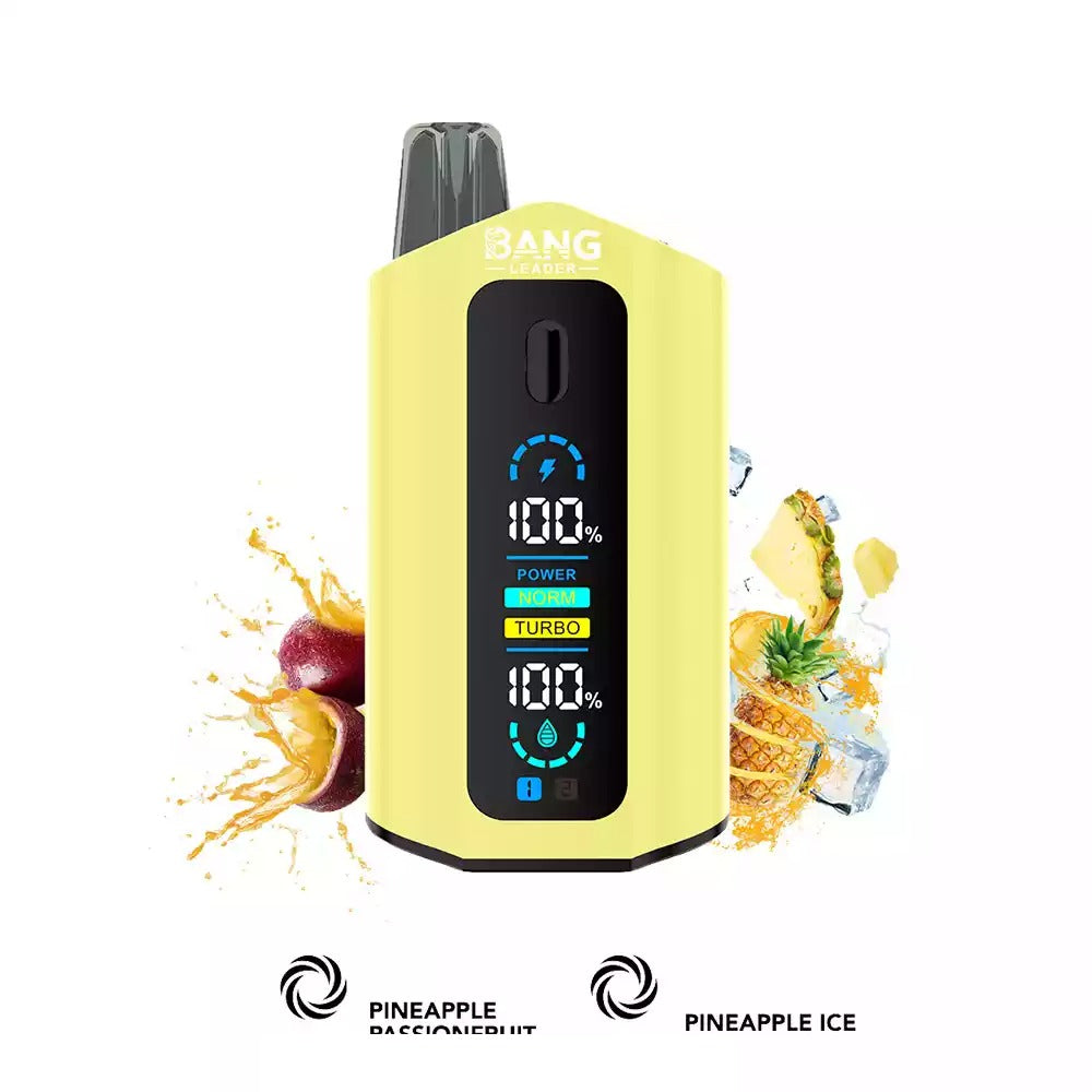 BANG LEADER 50000 Puffs Dual Tastes LCD Screen Bulk Buy Rechargeable Disposable Vapes Wholesale