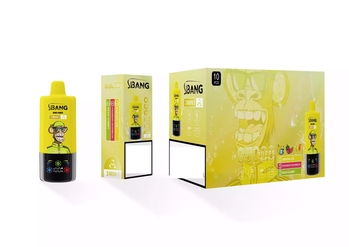 BANG LEADER 85000 Puffs 3 Tastes Bulk Buy Rechargeable Disposable Vapes Wholesale