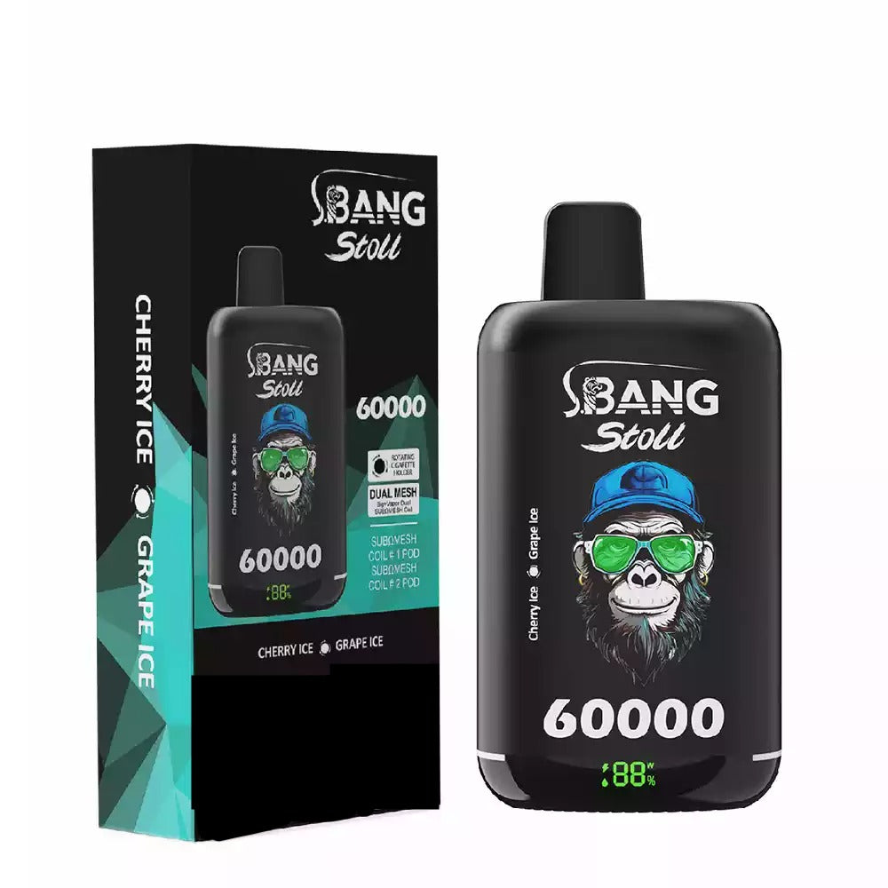 BANG LEADER STOLL 60000 60K Puffs Disposable Vapes 2IN1 Taste  Mesh Coil Wholesale Bulk Buy
