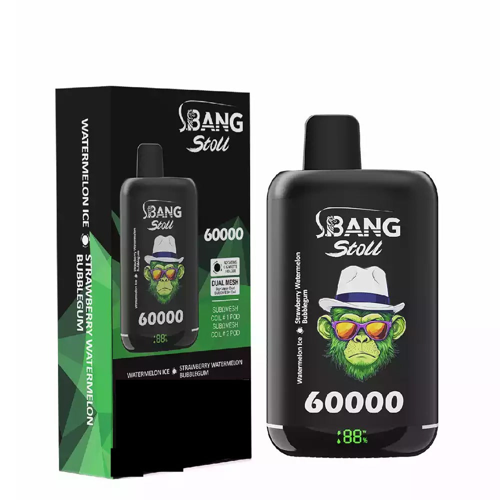 BANG LEADER STOLL 60000 60K Puffs Disposable Vapes 2IN1 Taste  Mesh Coil Wholesale Bulk Buy