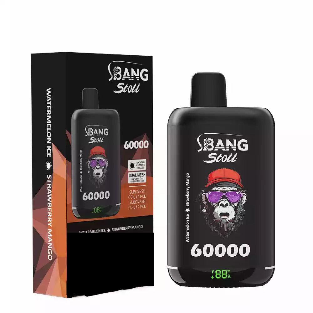 BANG LEADER STOLL 60000 60K Puffs Disposable Vapes 2IN1 Taste  Mesh Coil Wholesale Bulk Buy