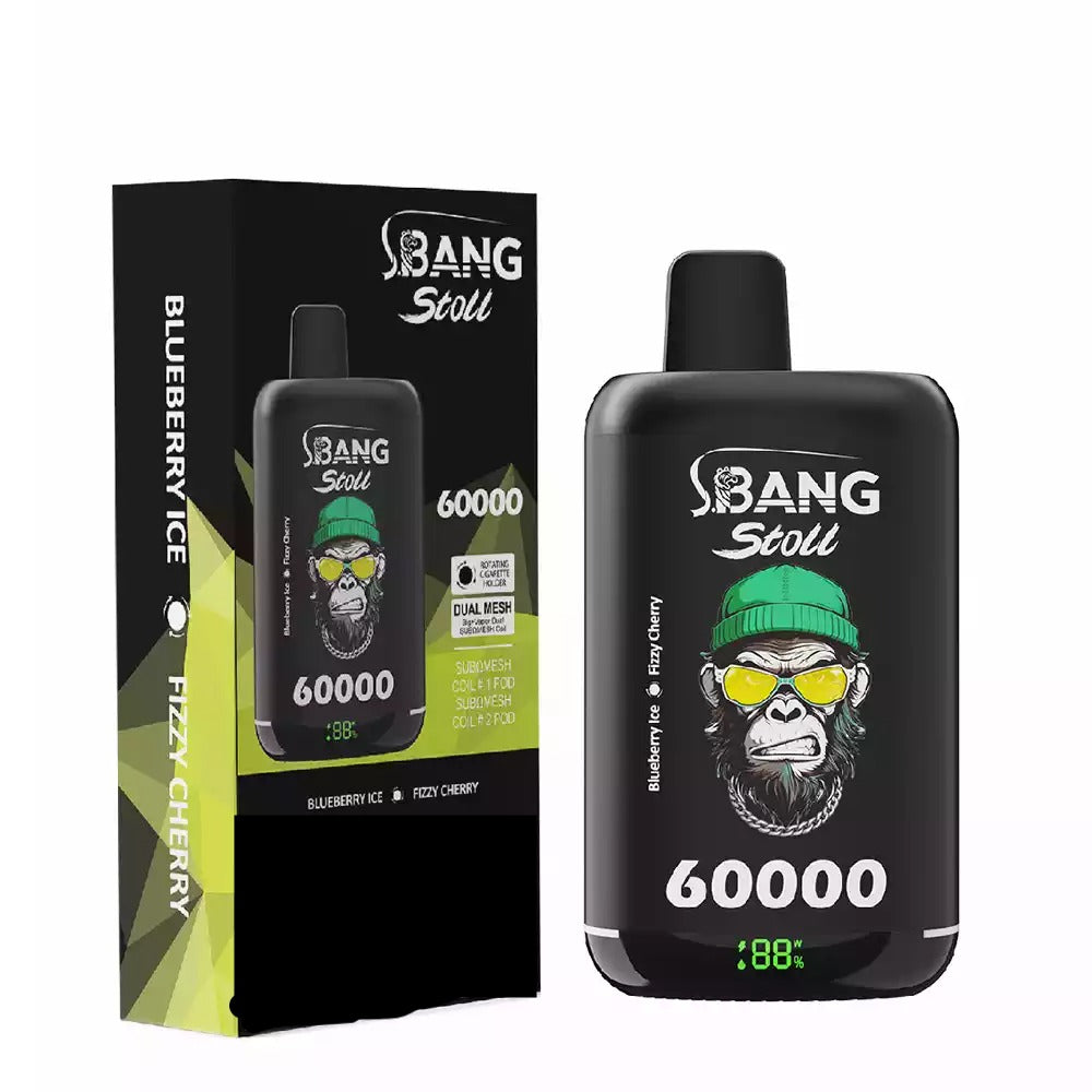 BANG LEADER STOLL 60000 60K Puffs Disposable Vapes 2IN1 Taste  Mesh Coil Wholesale Bulk Buy