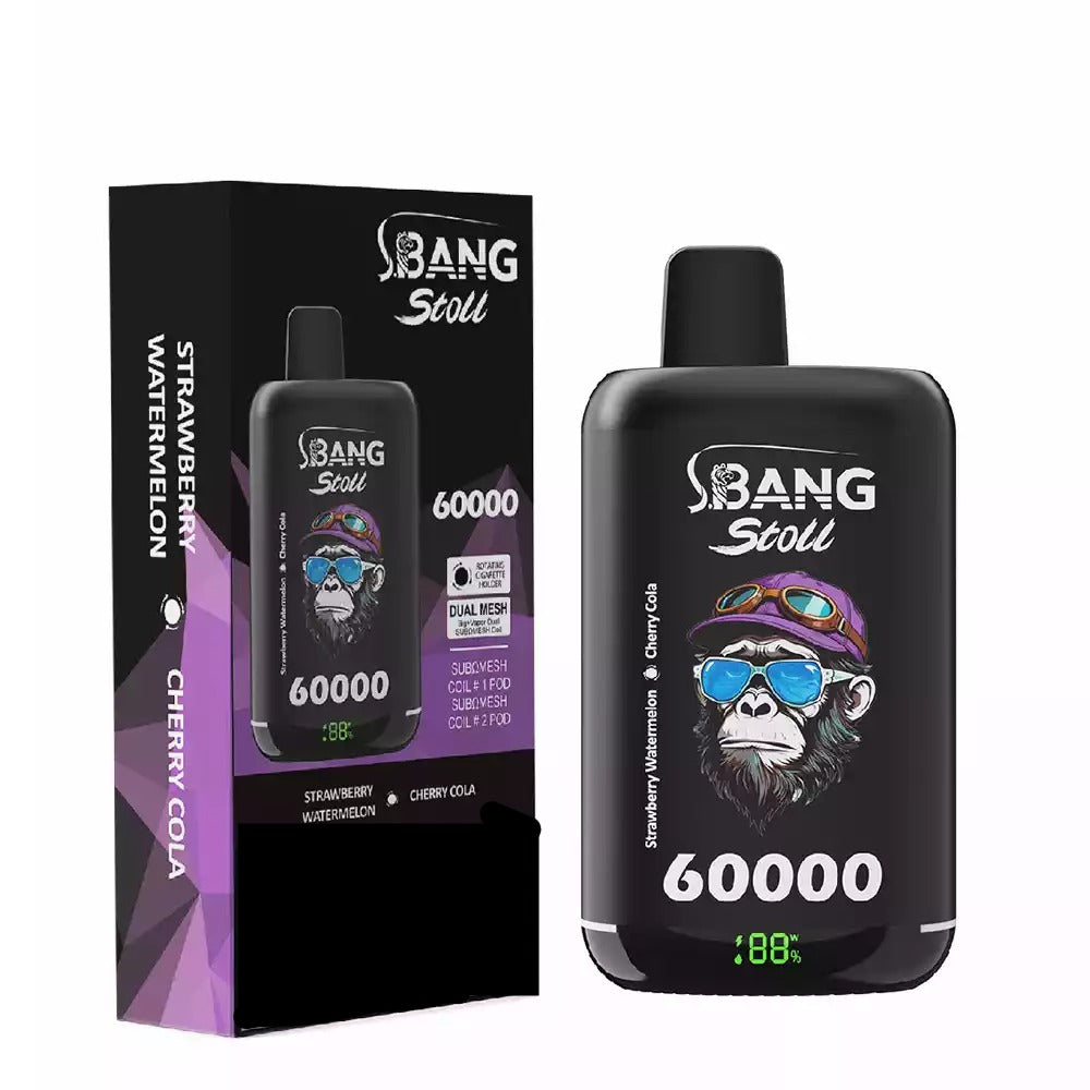 BANG LEADER STOLL 60000 60K Puffs Disposable Vapes 2IN1 Taste  Mesh Coil Wholesale Bulk Buy