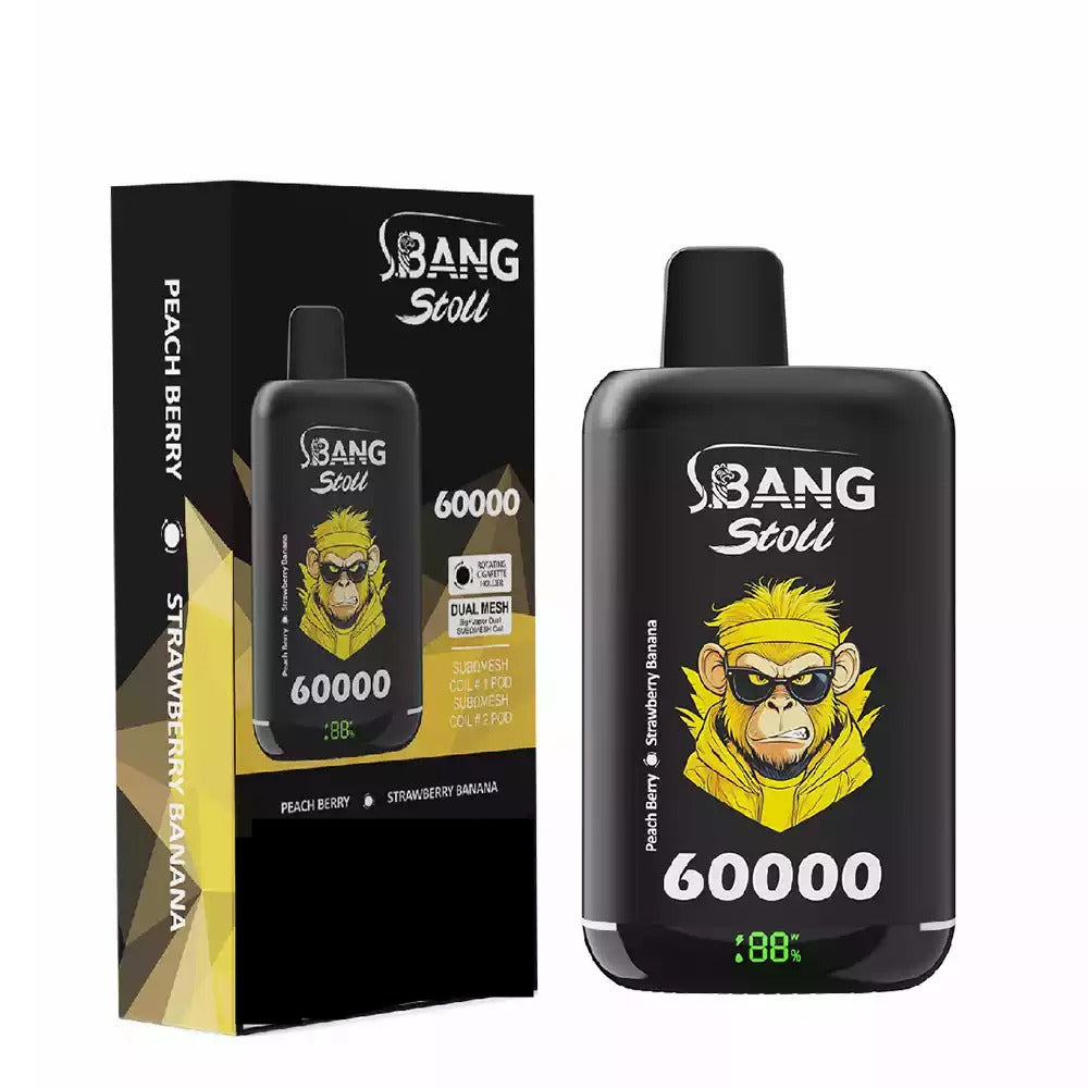 BANG LEADER STOLL 60000 60K Puffs Disposable Vapes 2IN1 Taste  Mesh Coil Wholesale Bulk Buy