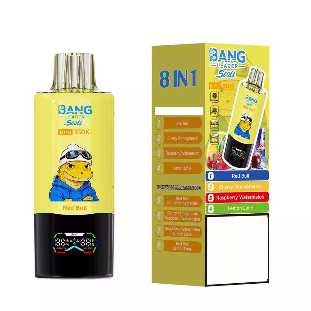 BANG LEADER Stoll 350000 Puffs Multi Rotation 8 Taste 350K Disposable Vapes Wholesale Bulk Buy
