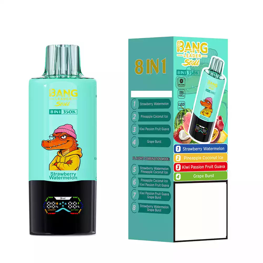 BANG LEADER Stoll 350000 Puffs Multi Rotation 8 Taste 350K Disposable Vapes Wholesale Bulk Buy