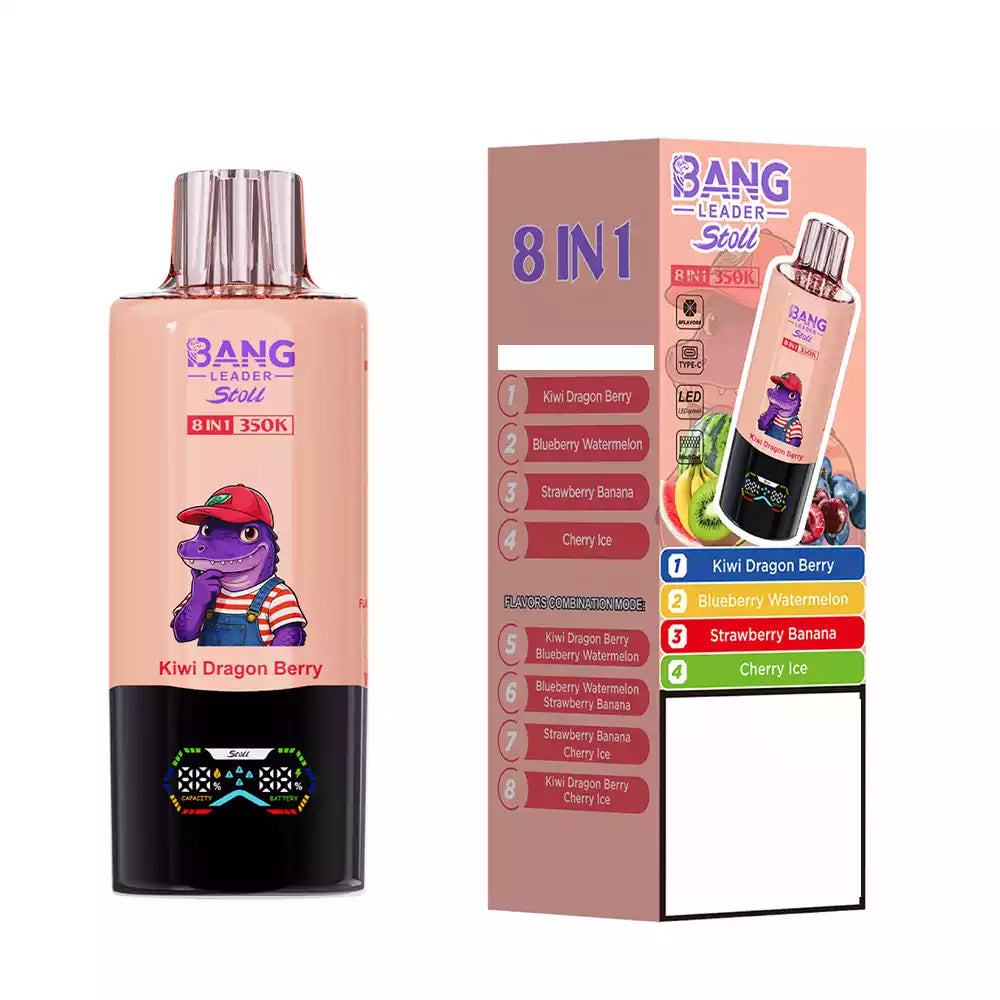 BANG LEADER Stoll 350000 Puffs Multi Rotation 8 Taste 350K Disposable Vapes Wholesale Bulk Buy