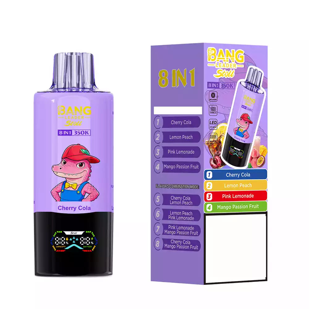 BANG LEADER Stoll 350000 Puffs Multi Rotation 8 Taste 350K Disposable Vapes Wholesale Bulk Buy