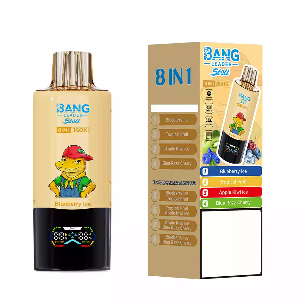 BANG LEADER Stoll 350000 Puffs Multi Rotation 8 Taste 350K Disposable Vapes Wholesale Bulk Buy