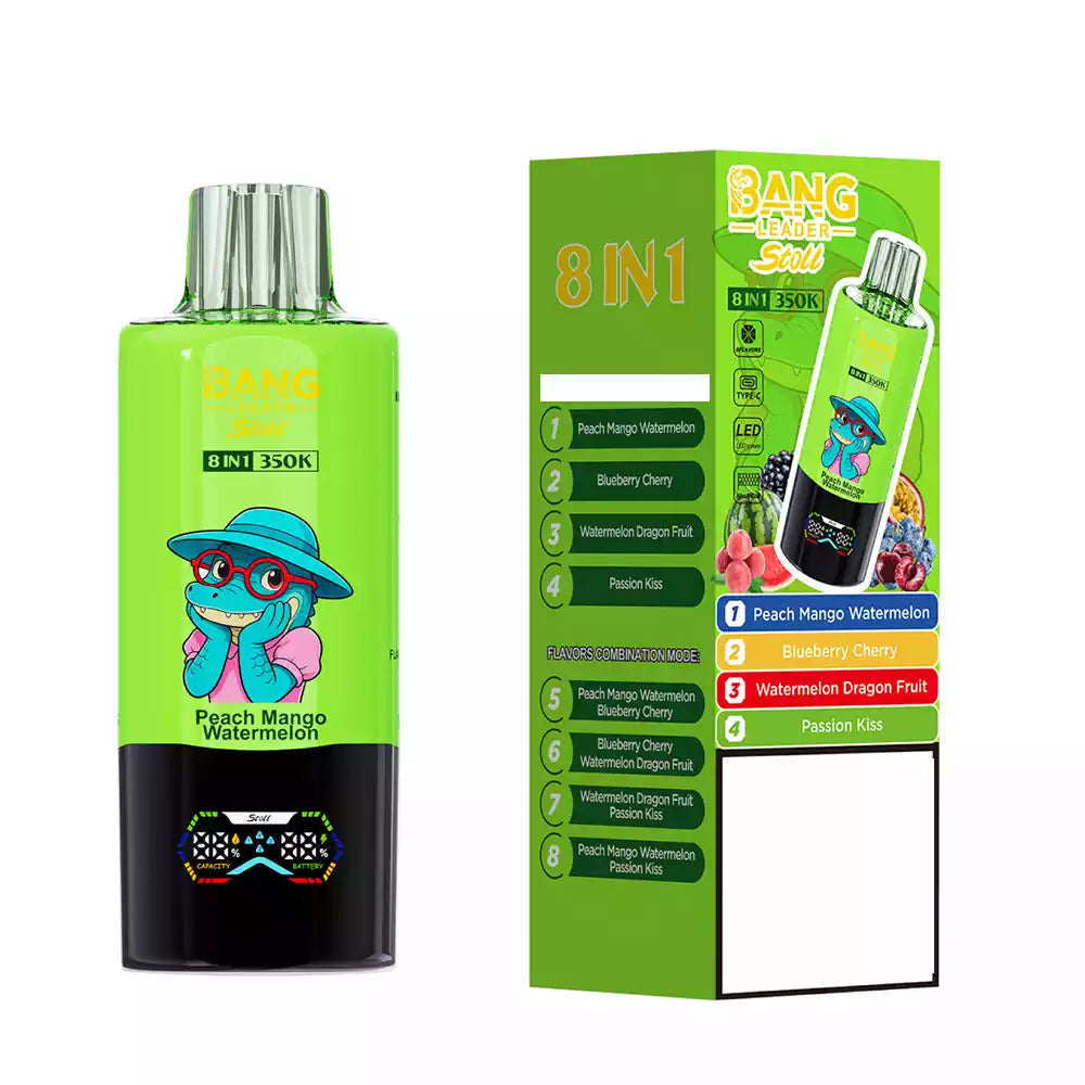 BANG LEADER Stoll 350000 Puffs Multi Rotation 8 Taste 350K Disposable Vapes Wholesale Bulk Buy