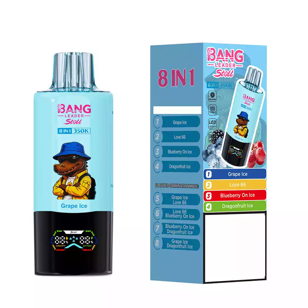 BANG LEADER Stoll 350000 Puffs Multi Rotation 8 Taste 350K Disposable Vapes Wholesale Bulk Buy