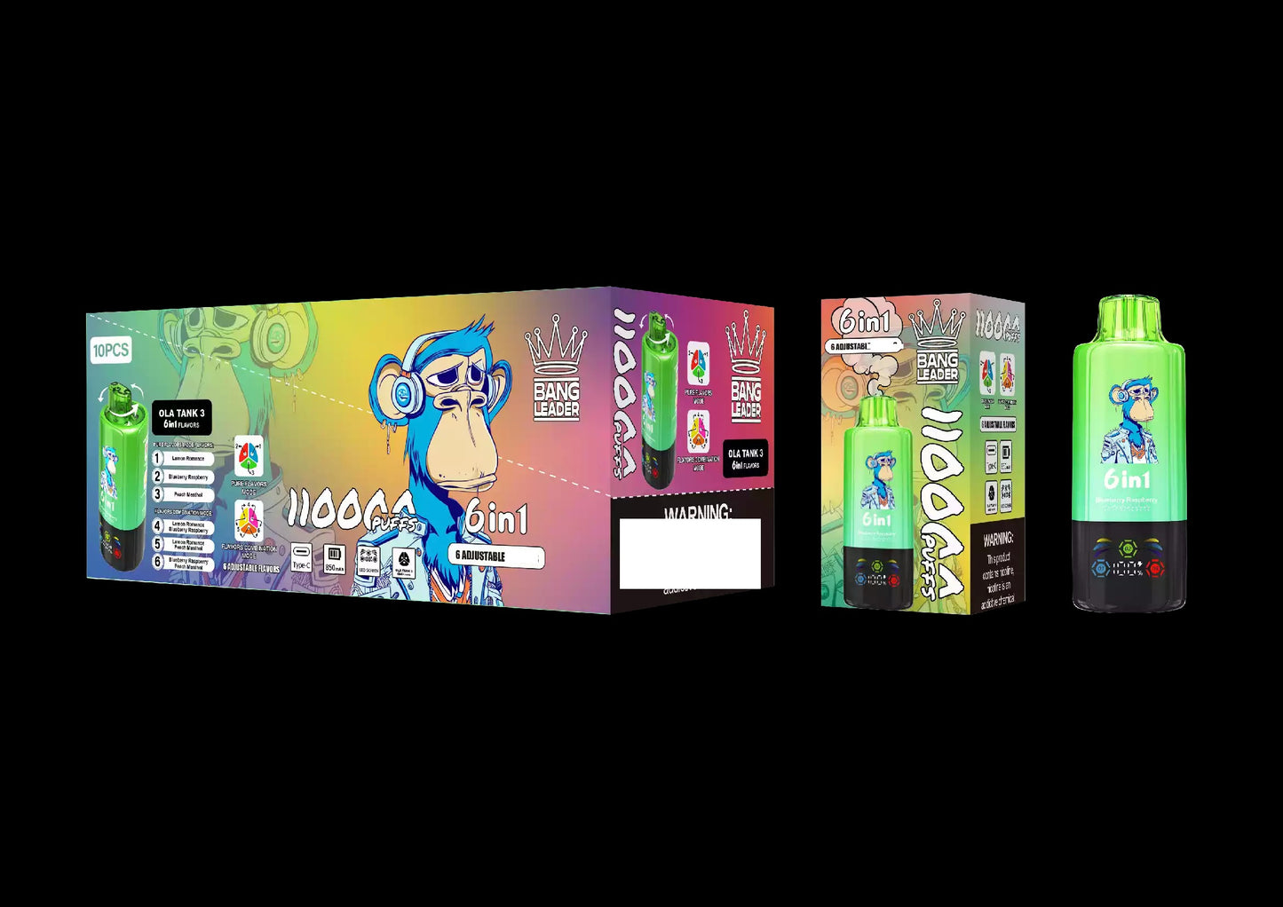 BANG LEADER 110000 Puffs Disposable Vape Bulk Buy 6-in-1 Taste 110K Rechargeable Wholesale